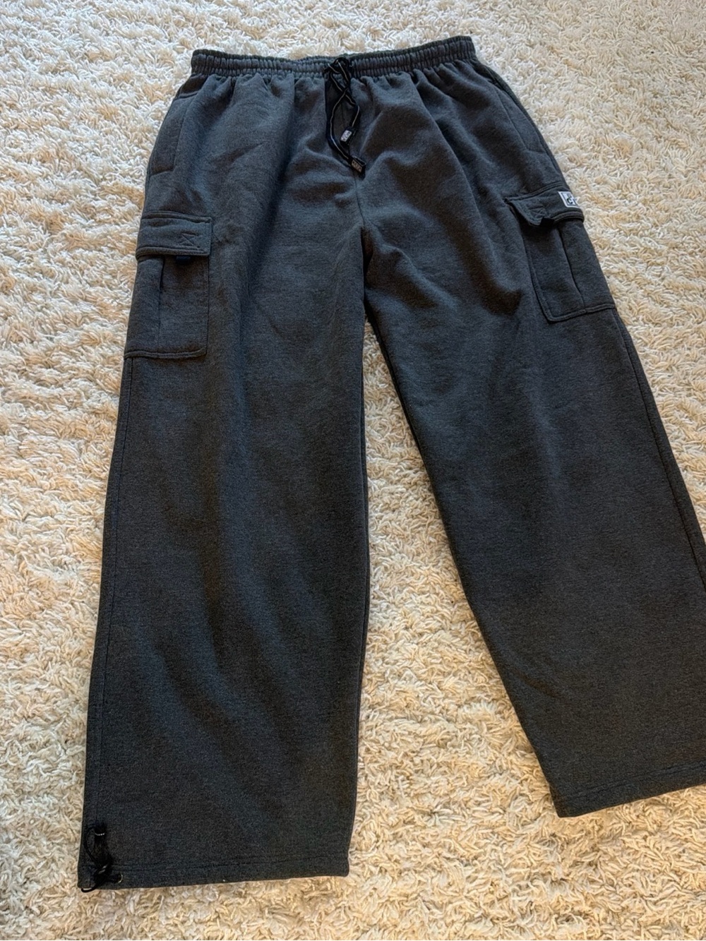 Men's Cargo Sweatpants - Dark Gray